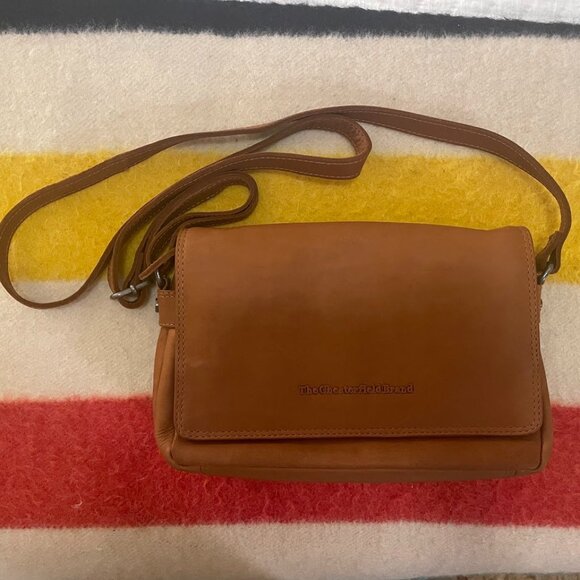 The Chesterfield Brand: Leather Shoulder Bag Cognac Reston - Picture 9 of 14